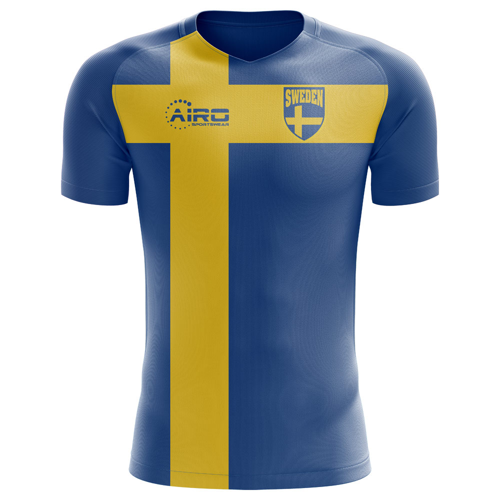 2023-2024 Sweden Flag Concept Football Shirt