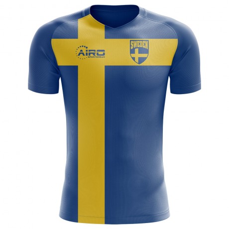 2023-2024 Sweden Flag Concept Football Shirt