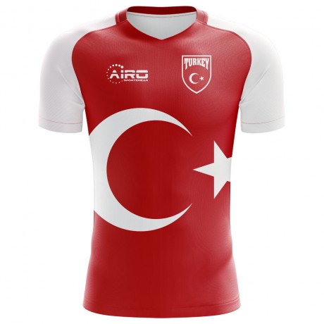 2023-2024 Turkey Home Concept Football Shirt - Kids (Long Sleeve)