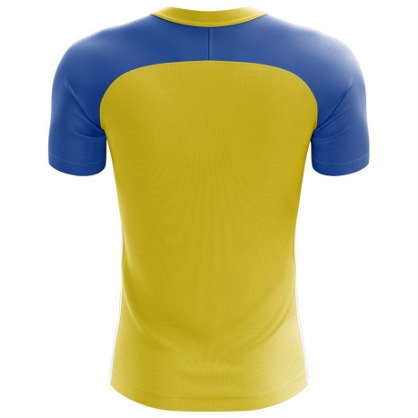 2025-2026 Ukraine Home Concept Football Shirt - Kids (Long Sleeve)