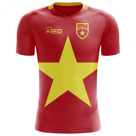 2023-2024 Vietnam Home Concept Football Shirt - Kids (Long Sleeve)
