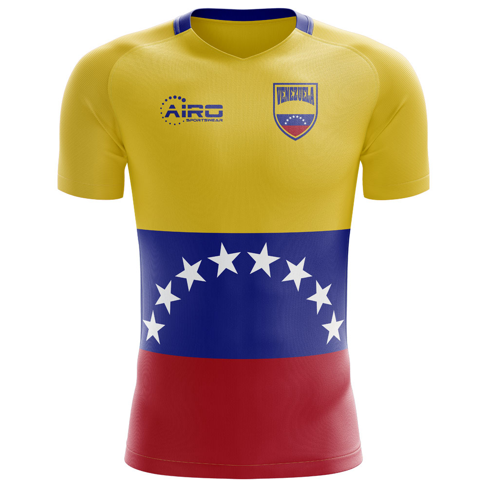 2023-2024 Venezuela Home Concept Football Shirt - Kids (Long Sleeve)