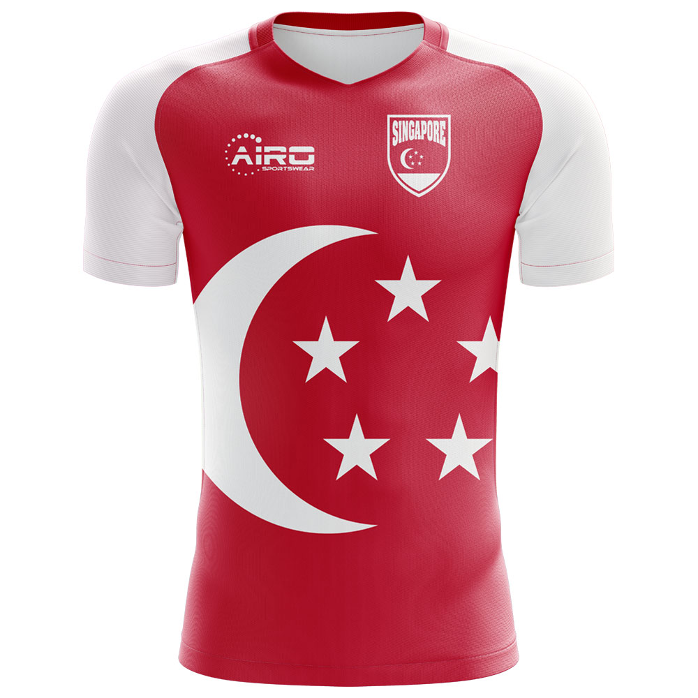 2023-2024 Singapore Home Concept Football Shirt - Kids (Long Sleeve)