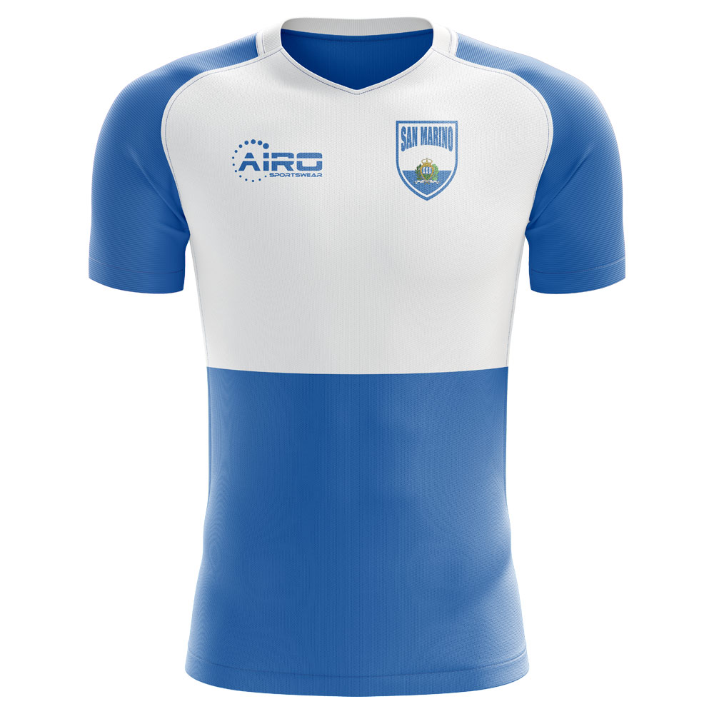 2023-2024 San Marino Home Concept Football Shirt - Kids (Long Sleeve)