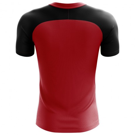 2023-2024 Albania Flag Concept Football Shirt - Kids (Long Sleeve)