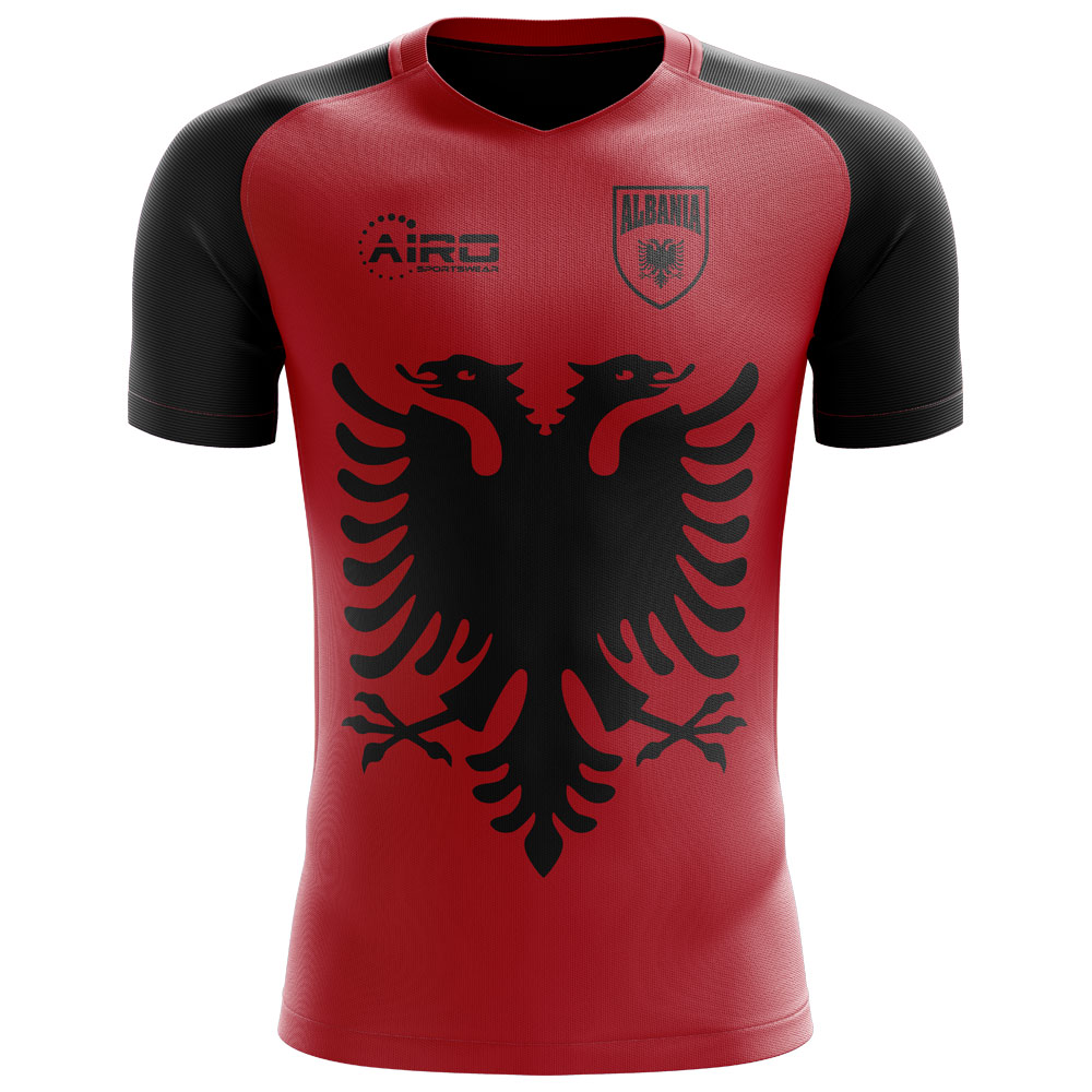 2023-2024 Albania Flag Concept Football Shirt - Baby