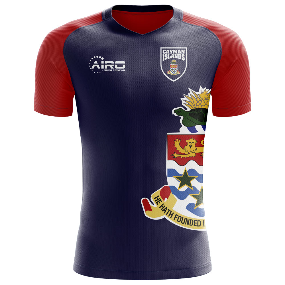 2023-2024 Cayman Islands Home Concept Football Shirt - Kids (Long Sleeve)