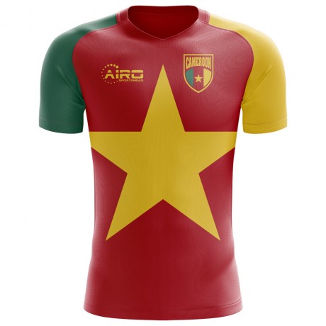 2023-2024 Cameroon Flag Concept Football Shirt - Little Boys