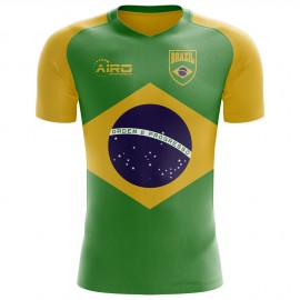 2022-2023 Brazil Flag Concept Football Shirt