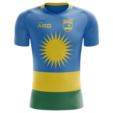 2023-2024 Rwanda Home Concept Football Shirt - Kids (Long Sleeve)