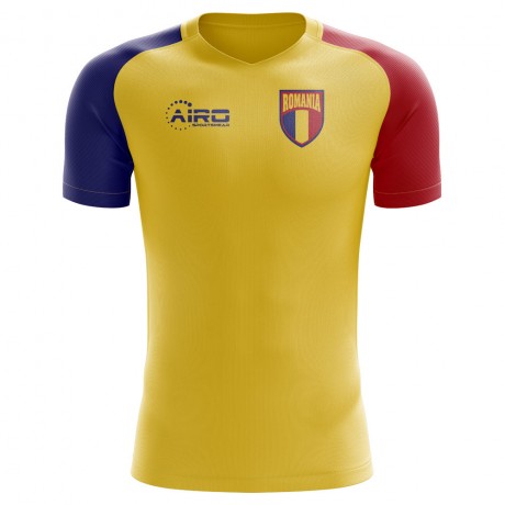 2023-2024 Romania Home Concept Football Shirt - Adult Long Sleeve