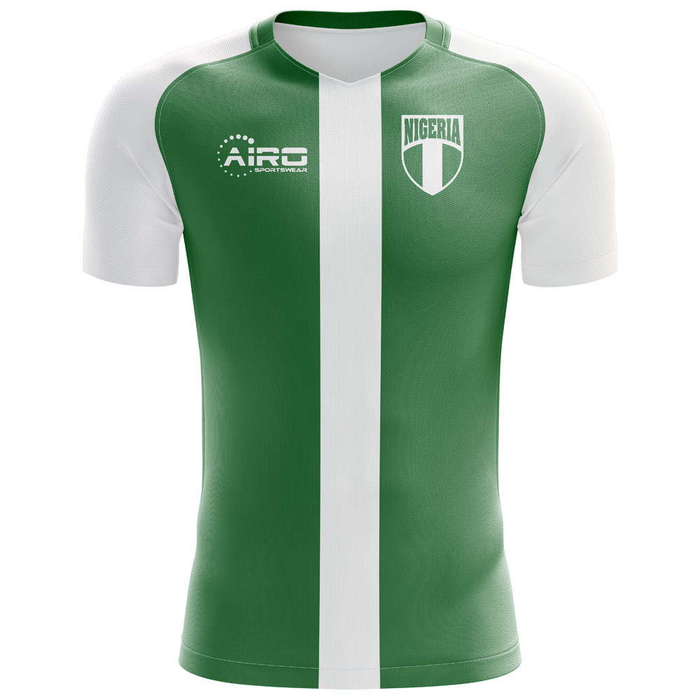 2023-2024 Nigeria Flag Home Concept Football Shirt - Womens