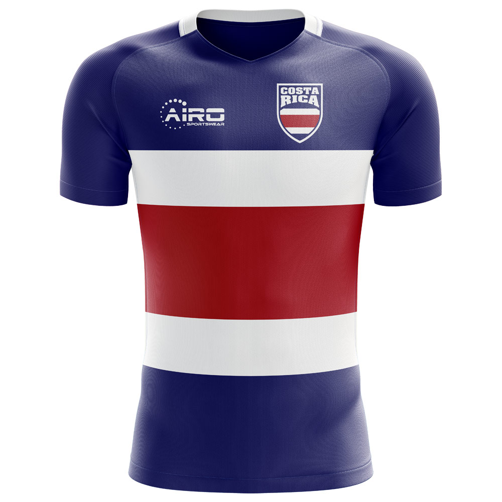 2023-2024 Costa Rica Flag Concept Football Shirt - Adult Long Sleeve