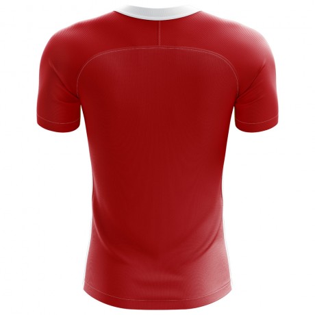 2025-2026 Denmark Flag Concept Football Shirt (Kids)