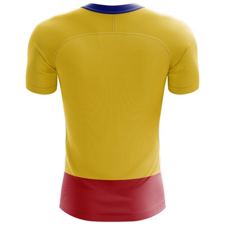 2023-2024 Colombia Flag Concept Football Shirt - Kids (Long Sleeve)