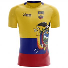2023-2024 Ecuador Home Concept Football Shirt - Adult Long Sleeve