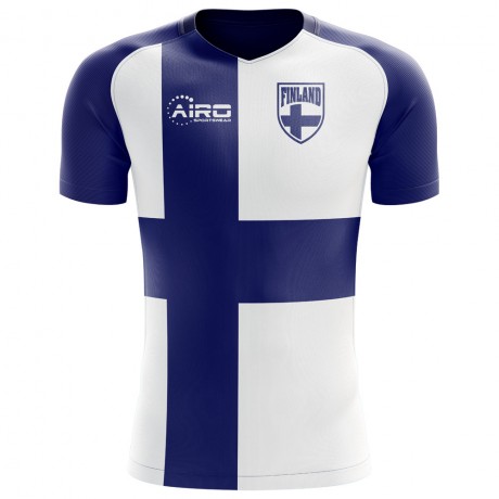 2024-2025 Finland Flag Concept Football Shirt (Kids)