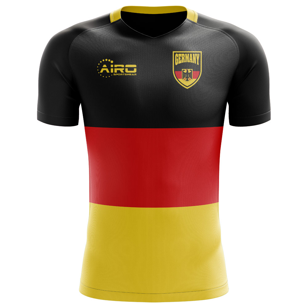 2023-2024 Germany Flag Concept Football Shirt - Kids (Long Sleeve)