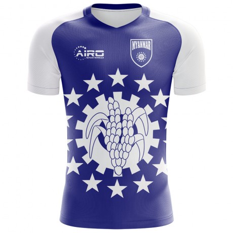 2025-2026 Myanmar Home Concept Football Shirt - Kids (Long Sleeve)