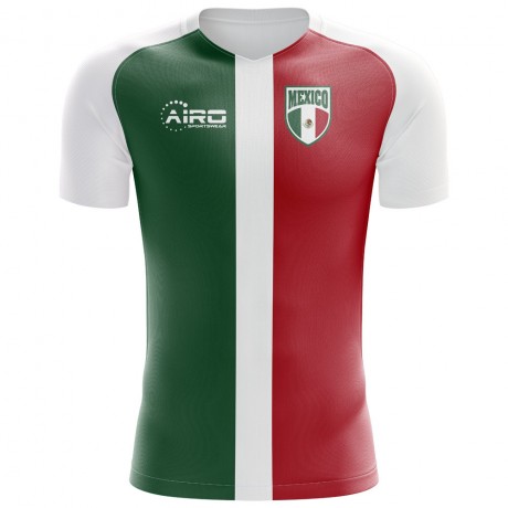 2024-2025 Mexico Flag Concept Football Shirt - Kids (Long Sleeve)