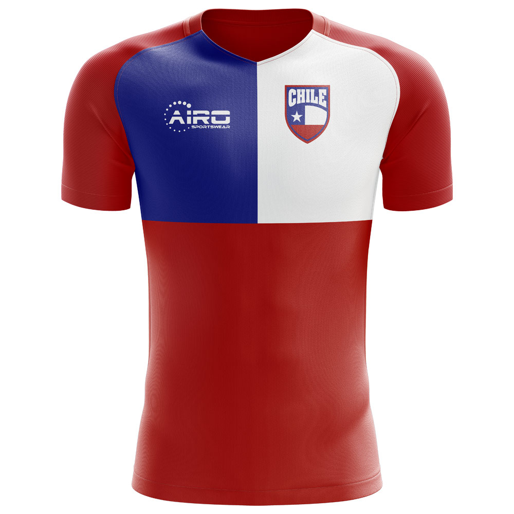 2023-2024 Chile Flag Concept Football Shirt - Kids (Long Sleeve)