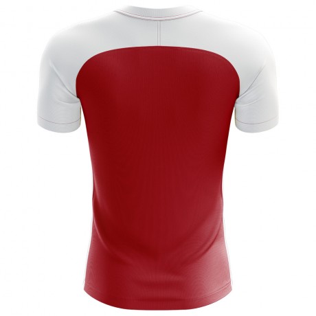 2023-2024 South Korea Flag Concept Football Shirt - Kids (Long Sleeve)