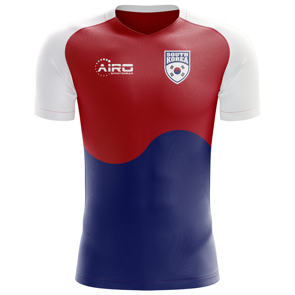 2023-2024 South Korea Flag Concept Football Shirt - Womens
