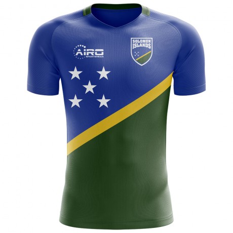 2023-2024 Solomon Islands Home Concept Football Shirt - Kids (Long Sleeve)