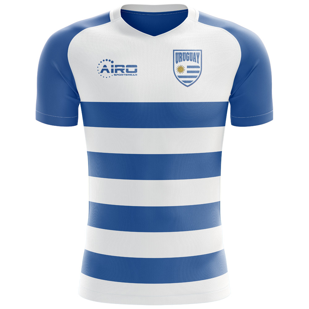2025-2026 Uruguay Flag Concept Football Shirt - Kids (Long Sleeve)