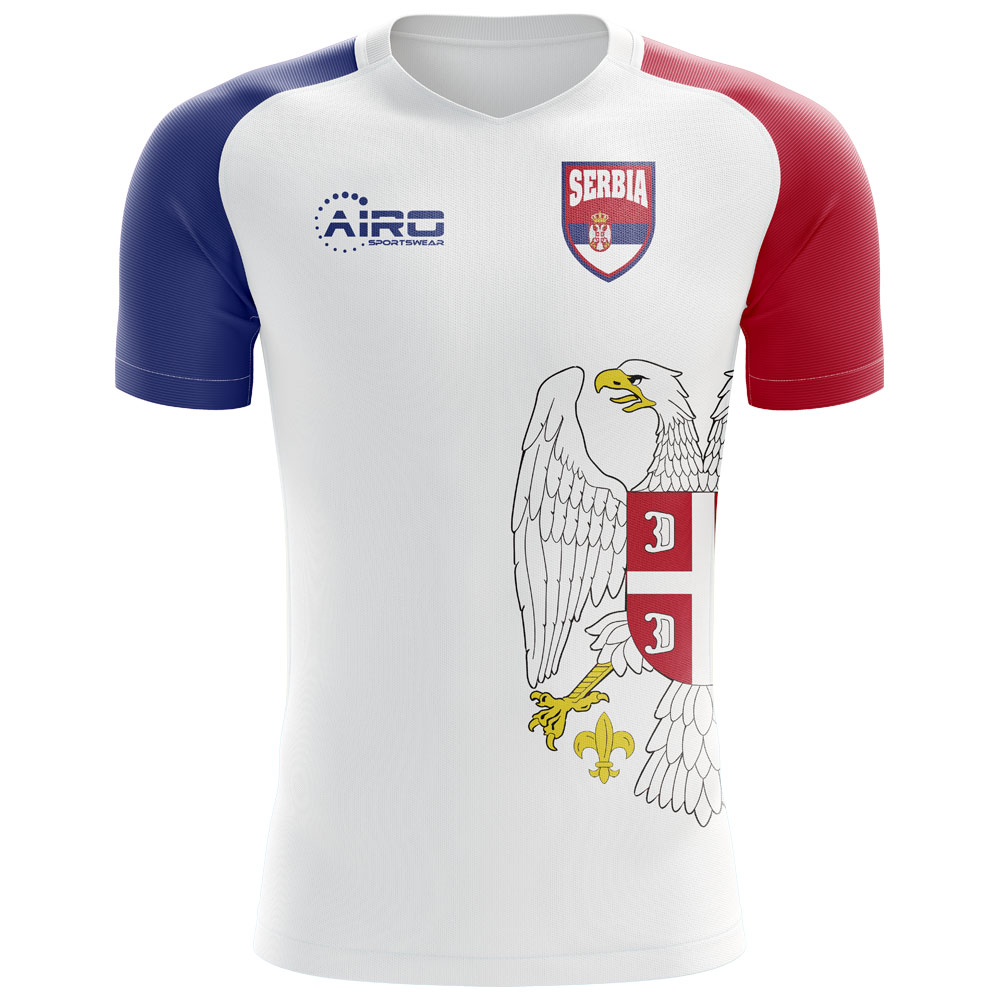 2023-2024 Serbia Flag Concept Football Shirt (Kids)
