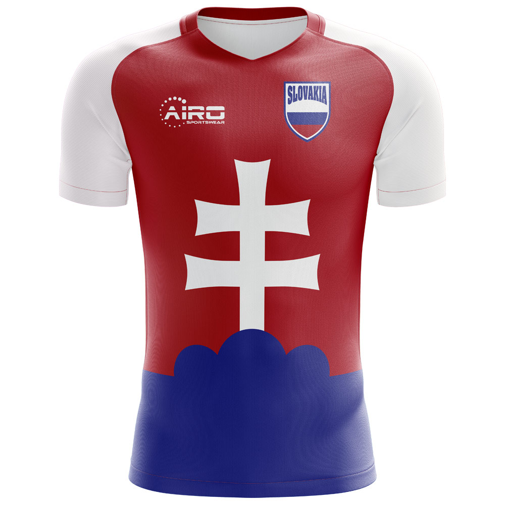 2024-2025 Slovakia Home Concept Football Shirt - Adult Long Sleeve