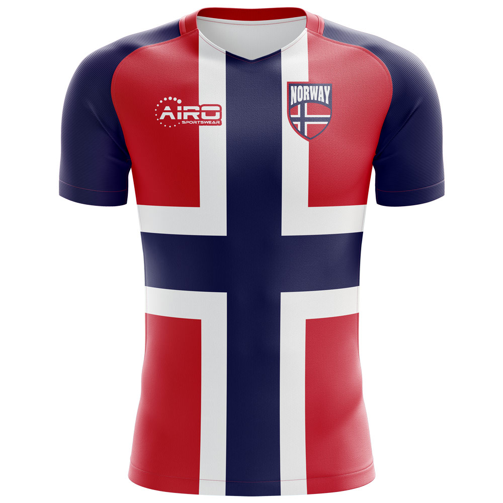 2023-2024 Norway Flag Concept Football Shirt - Adult Long Sleeve