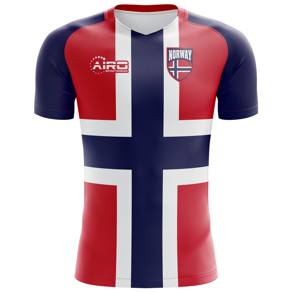 2023-2024 Norway Flag Concept Football Shirt - Little Boys