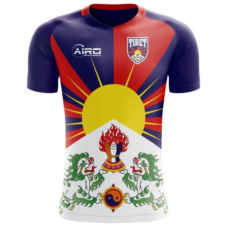 2023-2024 Tibet Home Concept Football Shirt - Kids (Long Sleeve)