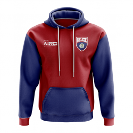 Belize Concept Country Football Hoody (Red)