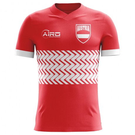 2023-2024 Austria Home Concept Football Shirt - Adult Long Sleeve
