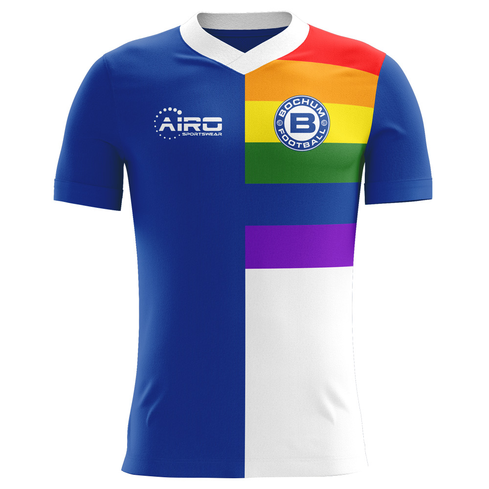 2024-2025 Bochum Home Concept Football Shirt - Kids (Long Sleeve)