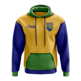 Christmas Island Concept Country Football Hoody (Yellow)