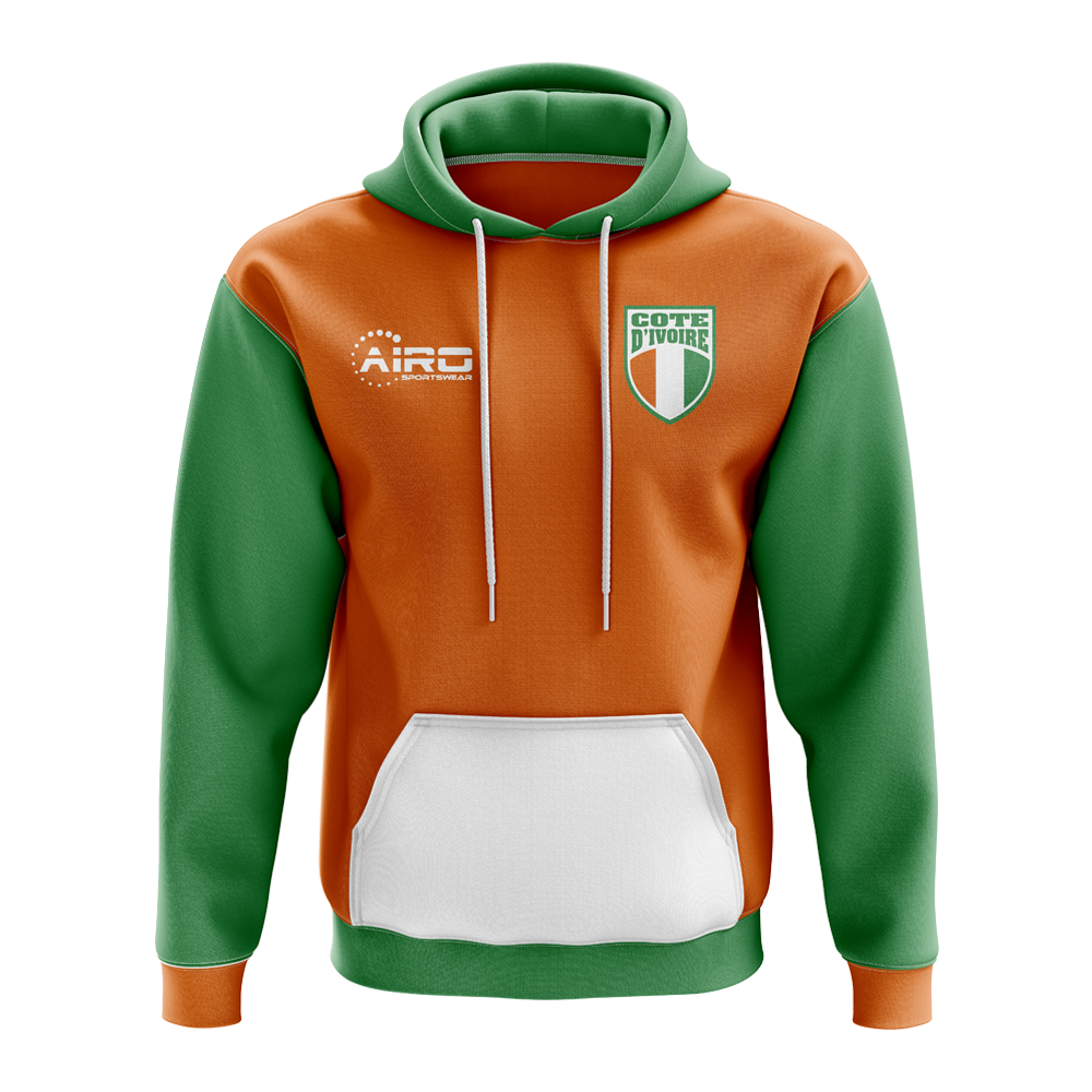 Cote D'Ivore Concept Country Football Hoody (Orange)