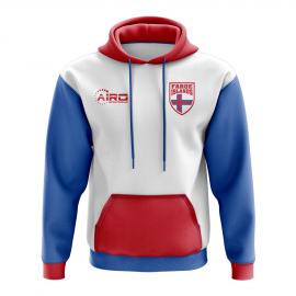 Faroe Islands Concept Country Football Hoody (White)