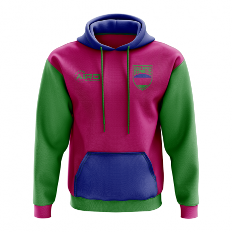 Kuban Peoples Republic Concept Country Football Hoody (Pink)