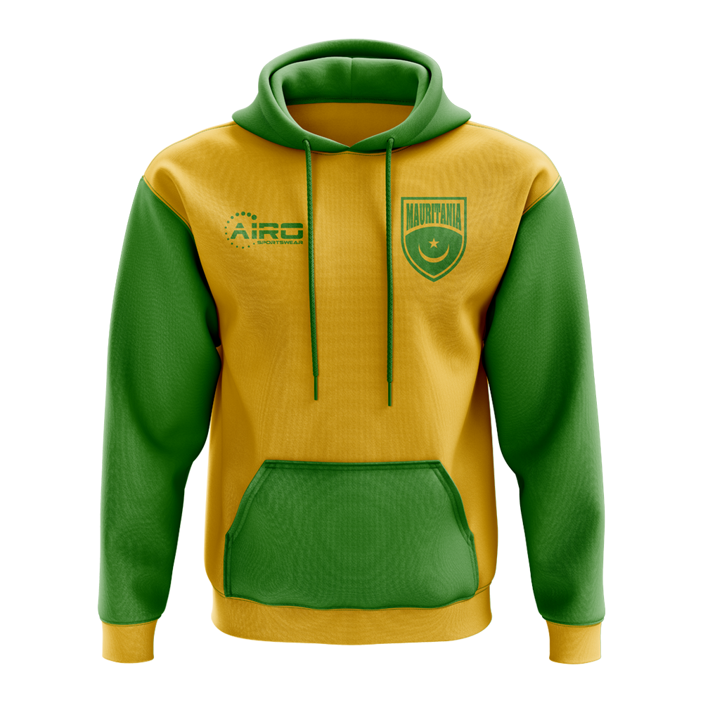 Mauritania Concept Country Football Hoody (Yellow)