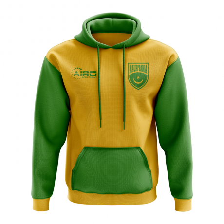 Mauritania Concept Country Football Hoody (Yellow)