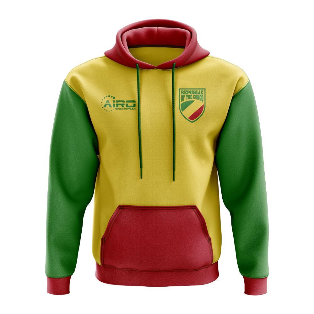 Republic Of Congo Concept Country Football Hoody (Yellow)