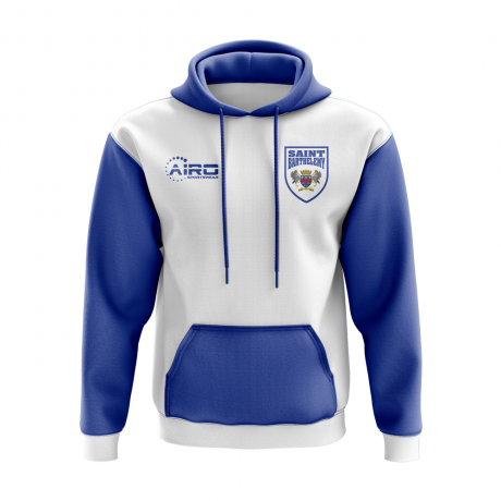 Saint Barthelemy Concept Country Football Hoody (White)