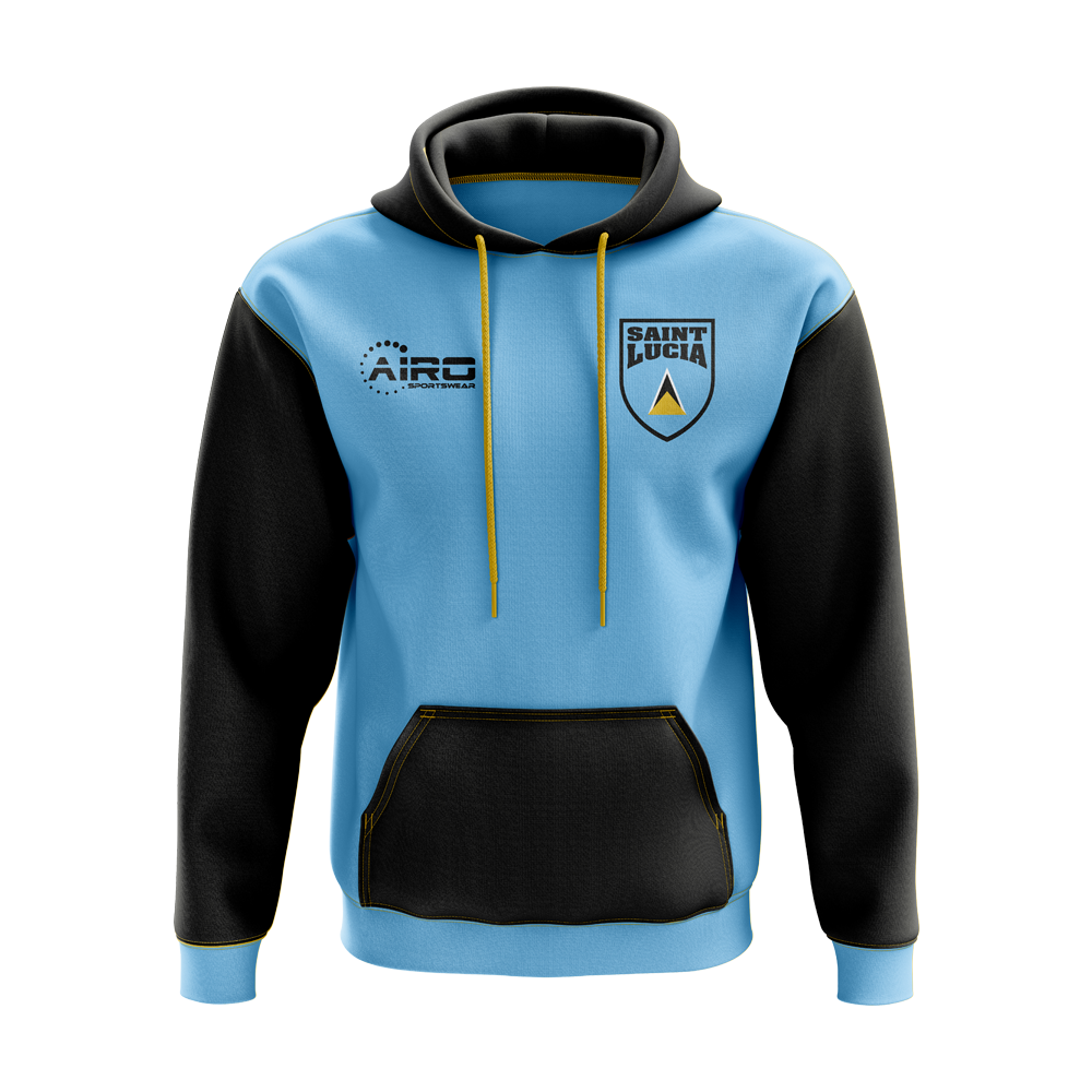 Saint Lucia Concept Country Football Hoody (Sky)