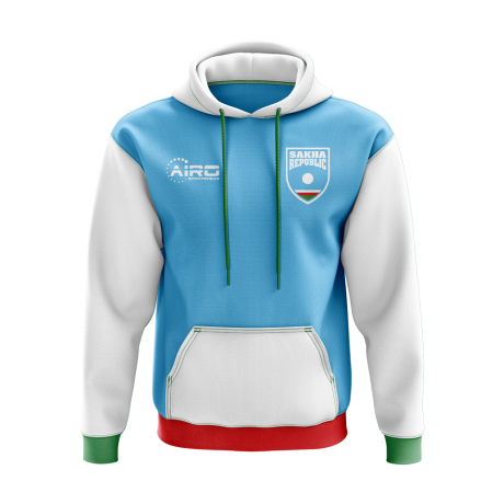 Sakha Republic Concept Country Football Hoody (Sky)