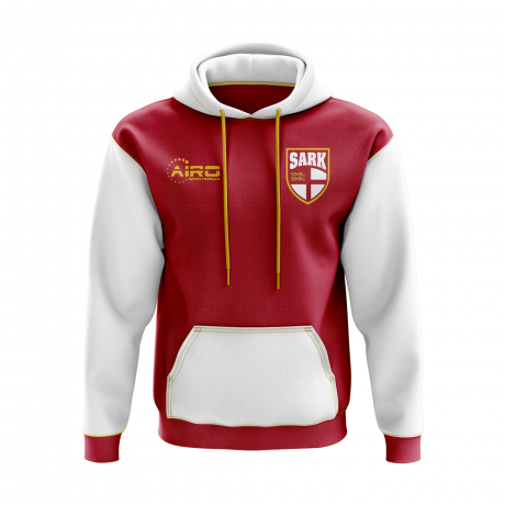 Sark Concept Country Football Hoody (Red)