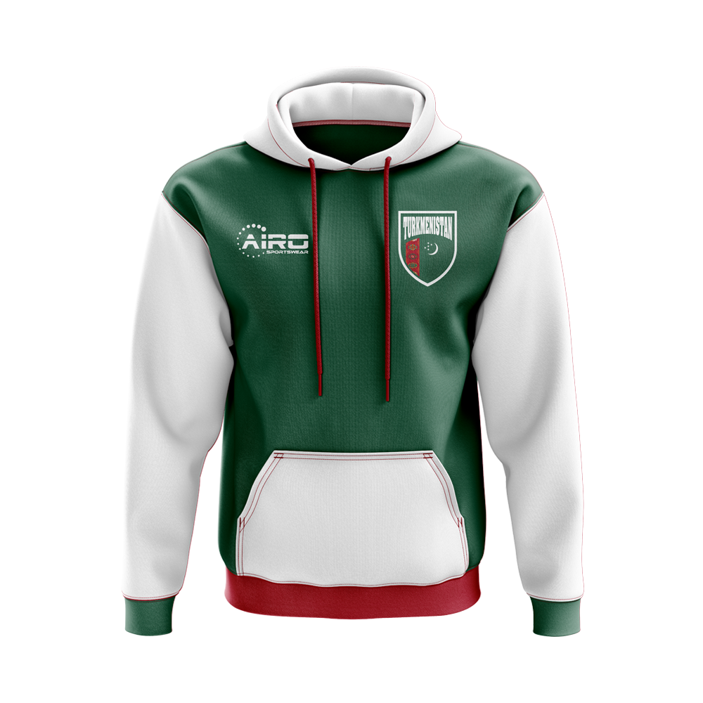 Turkmenistan Concept Country Football Hoody (Green)