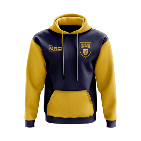 Turks and Caicos lslands Concept Country Football Hoody (Navy)